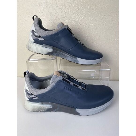 Ecco Other - Ecco S-Three BOA Spikeless Leather Mens Golf Shoes  Size 46 A953 JC